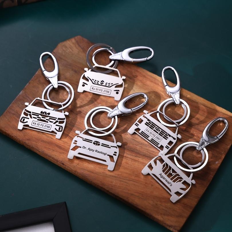 Personalised Car Keychain