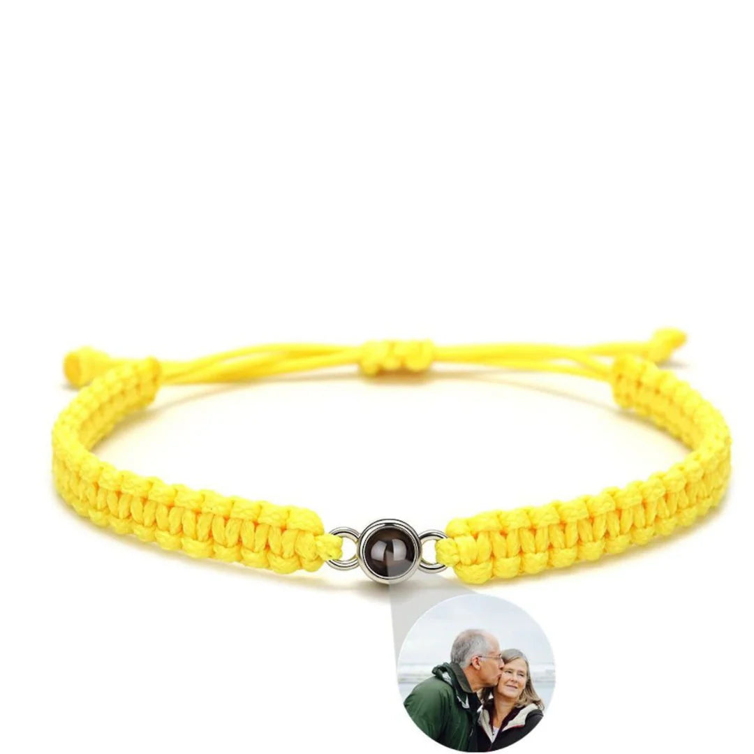 Braided Color Photo Bracelet