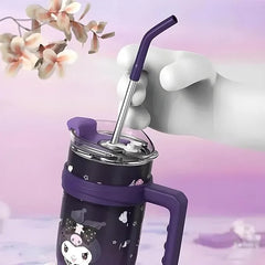 Cute My Melody Stainless Steel Tumbler With Straw Gift 1200 ML