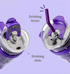 Cute My Melody Stainless Steel Tumbler With Straw Gift 1200 ML
