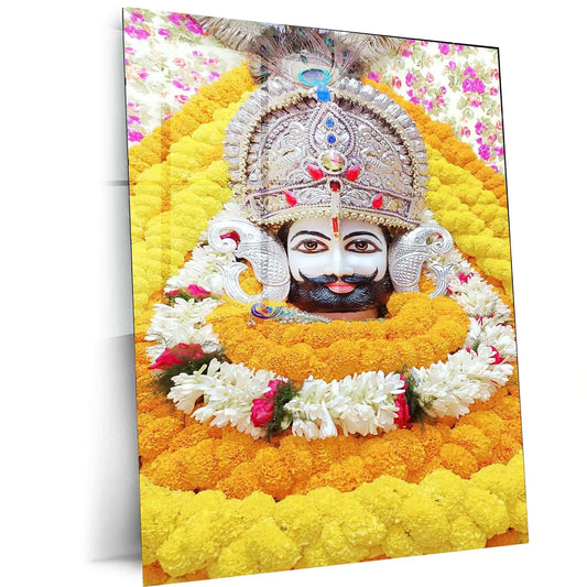 Khatu Shyam Ji Metal Wall Art
