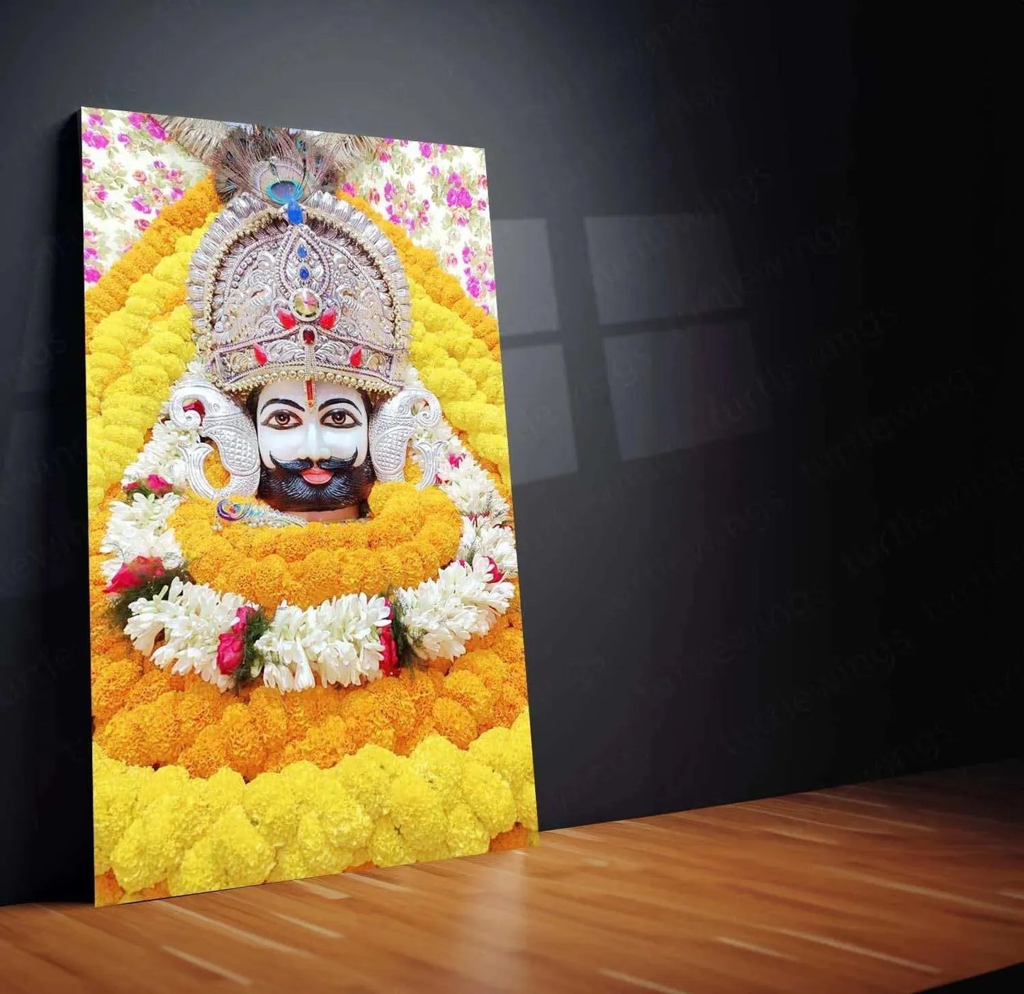 Khatu Shyam Ji Metal Wall Art