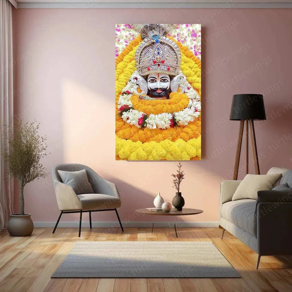 Khatu Shyam Ji Metal Wall Art