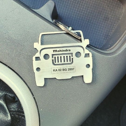 Personalised Car Keychain