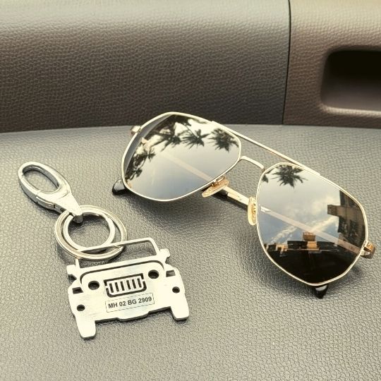 Personalised Car Keychain