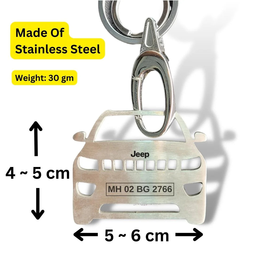 Personalised Car Keychain