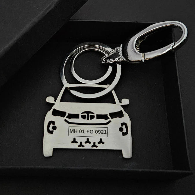 Personalised Car Keychain